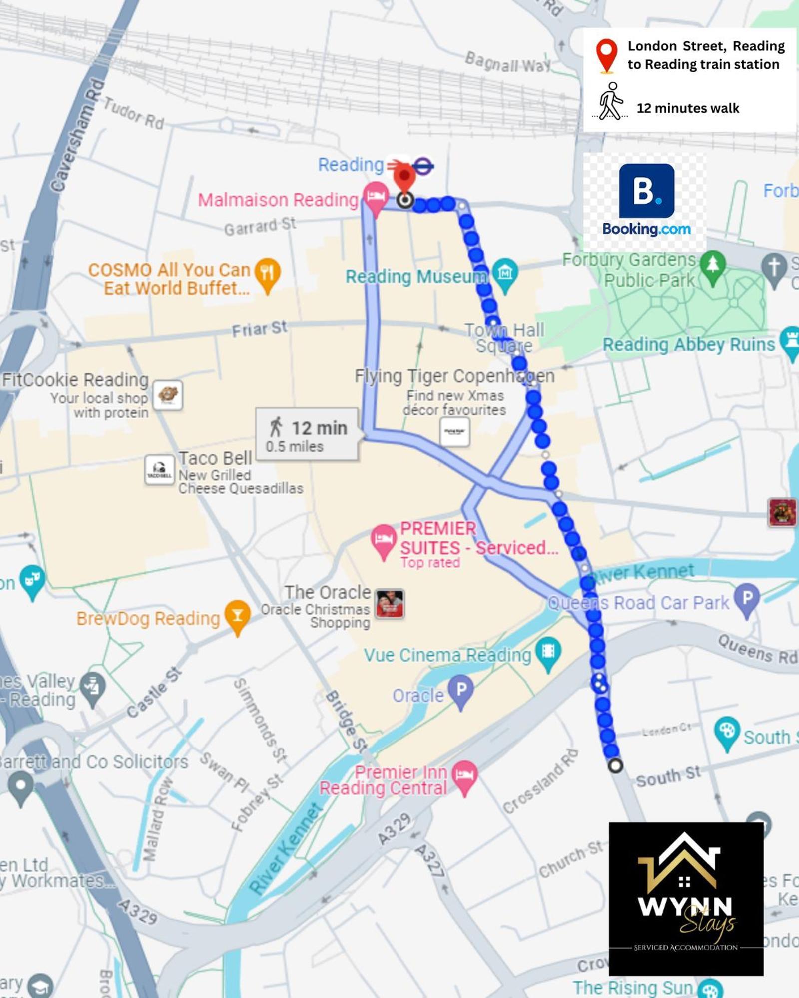 Modern, City Centre -2 Bedroom Apartments 독서 외부 사진